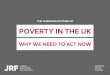 The changing picture of poverty in the UK - Why we need to act now