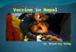 Vaccine in Nepal