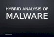 Malware Analysis: A Hybrid Approach