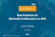 ENT308 Best Practices for Microsoft Architectures on AWS
