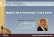 Basics of a Personal Injury Case - Tully Rinckey PLLC CLE