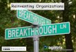 Reinventing Organizations - Scrum Gathering Orlando