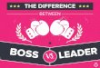 The Difference Between A Boss And A Leader