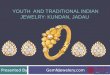 Youth and traditional indian jewelry  kundan jadau