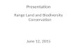Biodiveristy conservation under rangeland policy presentation  By Mr Allah Dad Khan