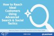 How to Reach Ideal Customers Using Search & Social Tactics - SMX West 2017 - Michael McEuen of AdStage presentation