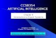 CCSB354 ARTIFICIAL INTELLIGENCE Chapter 8 Introduction to Expert Systems Chapter 8 Introduction to Expert Systems Instructor: Alicia Tang Y. C. (Chapter