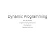 Dynamic Programming Min Edit Distance Longest Increasing Subsequence Climbing Stairs Minimum Path Sum