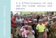5.5 Effectiveness of aid and the trade versus aid debate Economic Development