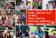 Confidentiality – C3 Women Empowerment and Gender Equality Bill [B-2012] Public Hearing Portfolio Committee: Women, Children and PLWD