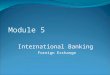 International Banking Foreign Exchange