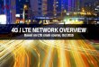 4G / LTE NETWORK OVERVIEW Based on LTE crash course, Oct 2015