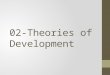 02-Theories of Development. Grand theories Comprehensive Enduring Widely applied