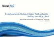 Desalination & Related Water Technologies - Selling to a U.S. plant Maritime Business & Technology Summit November 29, 2011