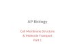 AP Biology Cell Membrane Structure & Molecule Transport Part 1