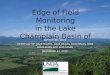 Edge of Field Monitoring in the Lake Champlain Basin of Vermont