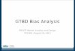 PDCWG 8/25/2015 GTBD Bias Analysis ERCOT Market Analysis and Design PDCWG August 25, 2015