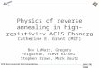 SPIE Astronomical Instrumentation June 26, 2008 Physics of reverse annealing in high- resistivity ACIS Chandra CCDs Catherine E. Grant (MIT) Bev LaMarr,