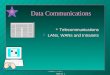 Slide No. 1 Chapter 1, Unit c Data Communications H Telecommunications H LANs, WANs and Intranets