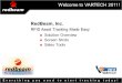 RedBeam, Inc. RFID Asset Tracking Made Easy RedBeam, Inc. RFID Asset Tracking Made Easy Solution Overview Screen Shots Sales Tools Welcome to VARTECH 2011!