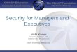 Security for Managers and Executives