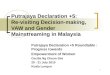 Putrajaya Declaration +5 Roundtable : Progress towards