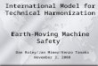 International Model for Technical Harmonization Earth-Moving Machine Safety Dan Roley/Jan Mimer/Kenzo Tanaka November 3, 2008