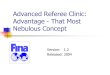 Advanced Referee Clinic: Advantage - That Most Nebulous Concept Version: 1.2 Released: 2004