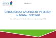 EPIDEMIOLOGY AND RISK OF INFECTION IN DENTAL SETTINGS Statewide Program for Infection Control and Epidemiology (SPICE) Module C
