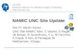 NA-MIC National Alliance for Medical Image Computing  NAMIC UNC Site Update Site PI: Martin Styner UNC Site NAMIC folks: C Vachet, G Roger,