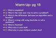 Warm Up- pg What is cognition?
