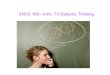 ENVS 189—Intro. To Systems Thinking