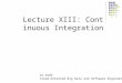 Lecture XIII: Continuous Integration CS 4593 Cloud-Oriented Big Data and Software Engineering