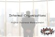 Internal Organisations Higher Business Management