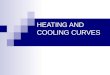 HEATING AND COOLING CURVES. What are some things that happen as we heat a sample up? Solid  Liquid  Gas Melting, Evaporating