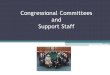 Congressional Committees and Support Staff. What is a Committee? A group of Congressmen from either the House or the Senate who are appointed to complete