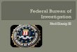 Ned Einsig III.  Domestic Intelligence & Security Service of the United States  Prime Federal Law Enforcement Organization  Jurisdiction on over 200