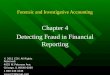 Forensic and Investigative Accounting © 2011 CCH. All Rights Reserved. 4025 W. Peterson Ave. Chicago, IL 60646-6085 1 800 248 3248  Chapter