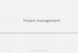 Project management 1/30/2016ICS 413 – Software Engineering1