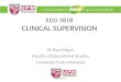 EDU 5818 CLINICAL SUPERVISION