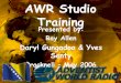 AWR Studio Training Presented by: Ray Allen Daryl Gungadoo & Yves Senty Bracknell – May 2006
