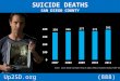 SUICIDE DEATHS SAN DIEGO COUNTY Source: County Health and Human Services Agency-Medical Examiner Database 2007-2011 Up2SD.org (888) 724-7240