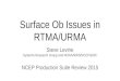 Surface Ob Issues in RTMA/URMA