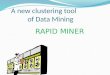 A new clustering tool of Data Mining RAPID MINER