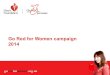 Go Red for Women campaign 2014. Overview Why is heart disease in Australian women an issue? What has the Heart Foundation done to address this issue?