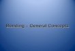 Bonding – General Concepts. What is a Bond? A force that holds atoms together. We will look at it in terms of energy. –Bond energy - the energy required