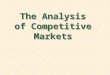 The Analysis of Competitive Markets. Chapter 9Slide 2 Topics to be Discussed Evaluating the Gains and Losses from Government Policies--Consumer and Producer