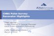 1 Economic Consulting CHBA Pulse Survey: Renovator Highlights Economic Consulting Peter Norman, Senior Director & General Manager Altus Group Economic