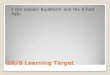 10/8 Learning Target I can explain Buddhism and the 8-fold Path
