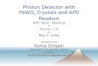Photon Detector with PbWO 4 Crystals and APD Readout APS “April” Meeting in Denver, CO on May 4, 2004 presented by Kenta Shigaki (Hiroshima University,